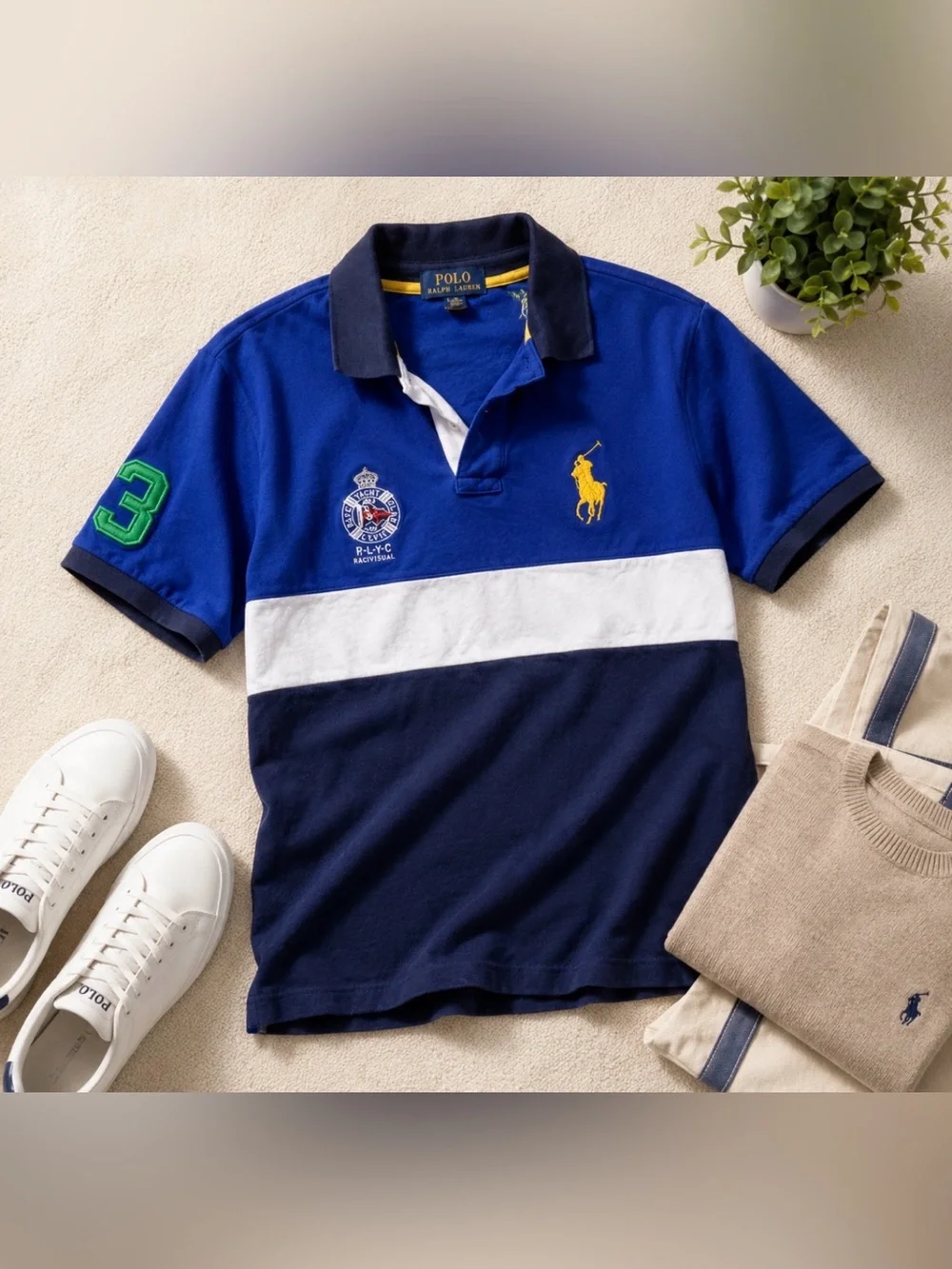 Polo Ralph Lauren size xl (18-20) yatchman polo